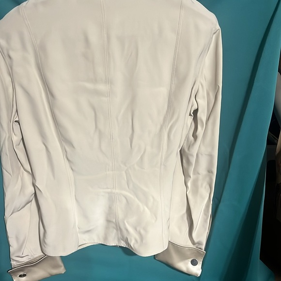 Champagne silk satin blouse, form Escada - Picture 4 of 5